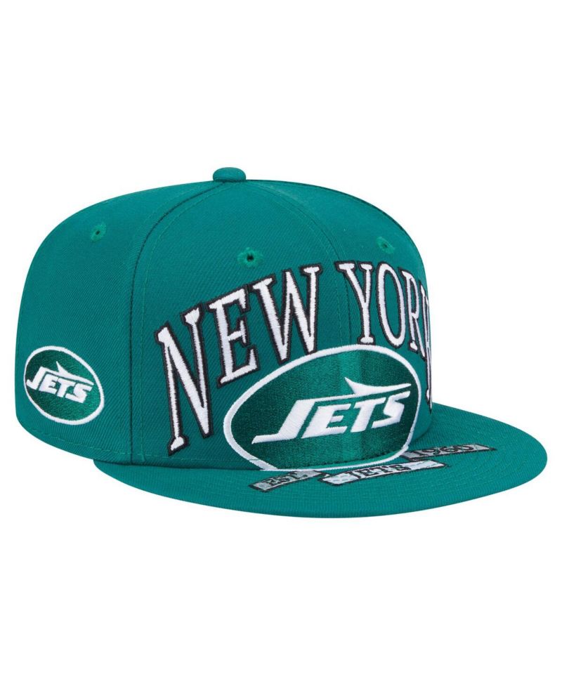 Men's Green New York Jets Oversized 59FIFTY Fitted Hat