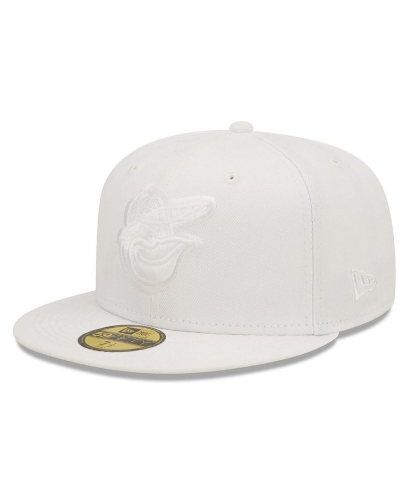 Men's Baltimore Orioles White on White 59FIFTY Fitted Hat