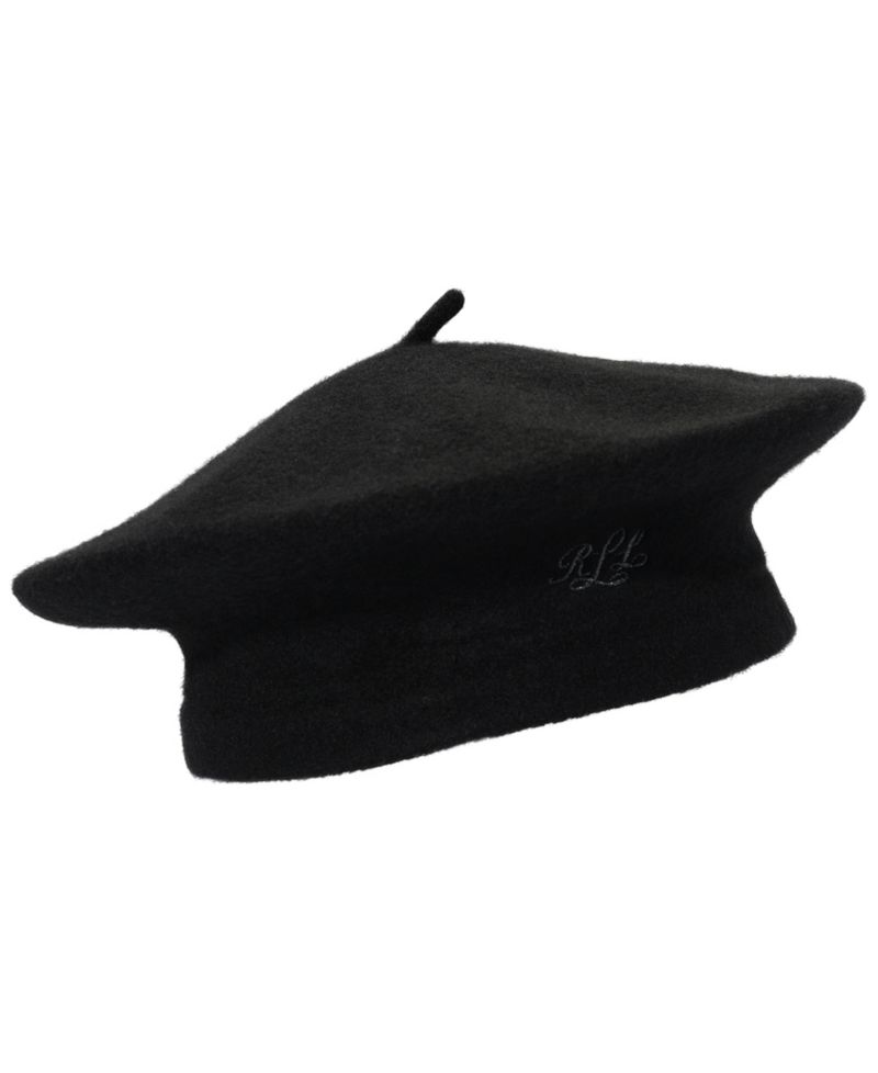 Classic Wool Logo Beret Hat