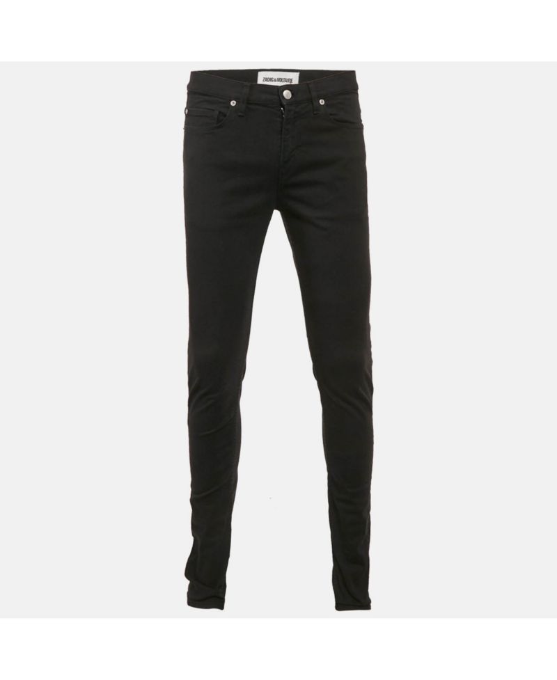 Men's Black Denim Slim Fit David Jeans