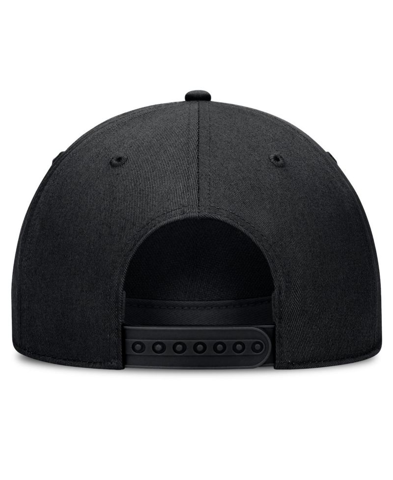 Men's Black Brooklyn Dodgers Cooperstown Collection Rise Adjustable Hat