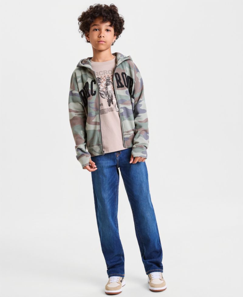 Boys 8-20 Logo Full-Zip Hoodie