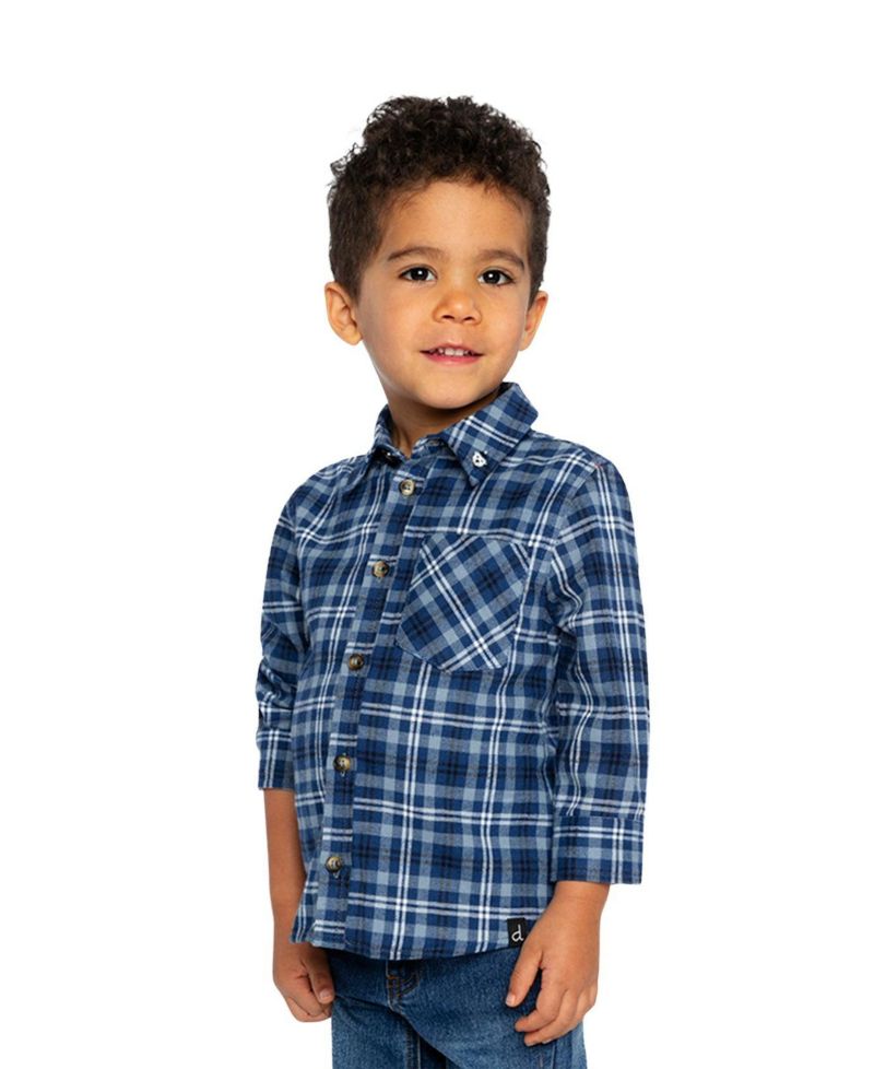 Baby Boys Plaid Shirt (12-18) months
