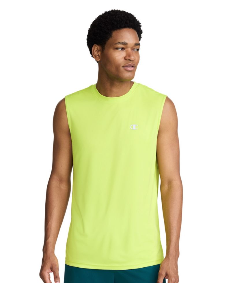 Men's Crewneck Sport Muscle Tank Top T-Shirt