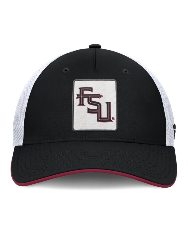 Men's Black Florida State Seminoles 5-Panel Matter Flex Hat