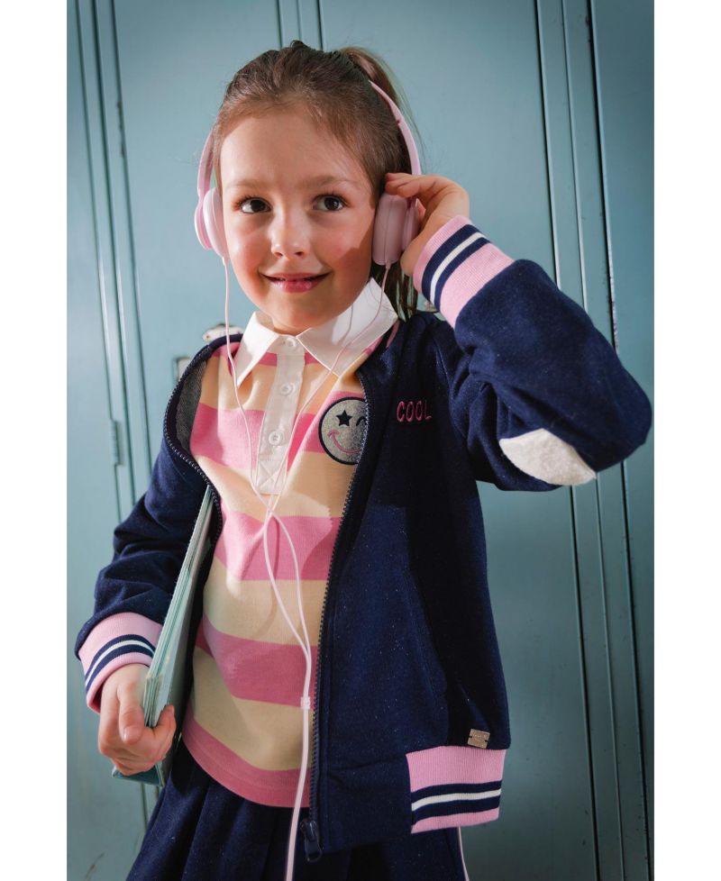 Little and Big Girl (6Y - 14Y) French Terry Jacket