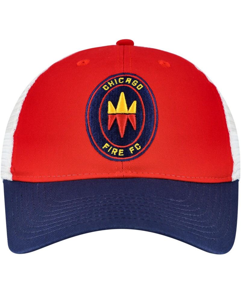 Men's Red/Navy Chicago Fire Americana Adjustable Hat