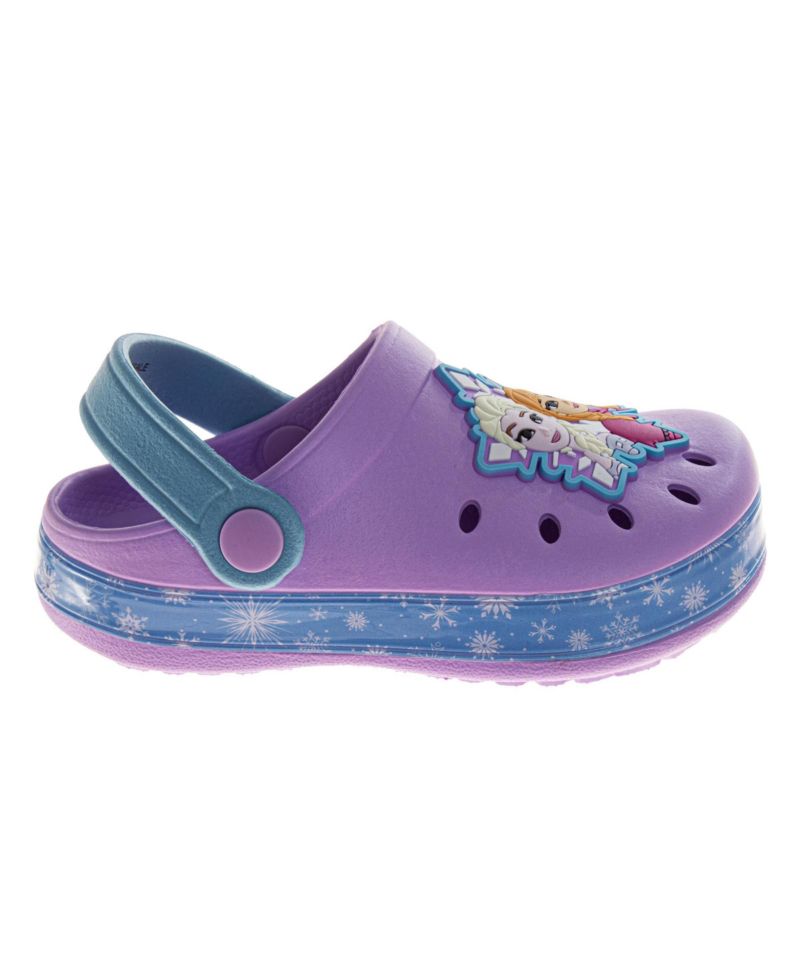 Toddler Girls' and Girls' Frozen Elsa and Anna Shimmering Snowflake Clogs