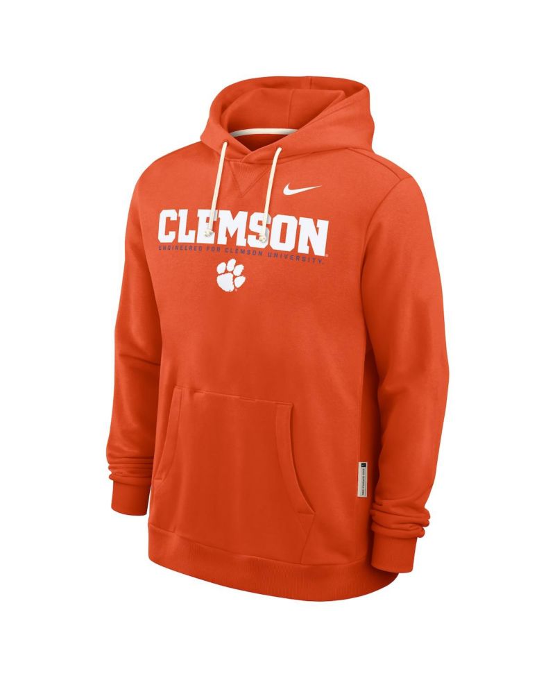 Men's Orange Clemson Tigers 2025 Sideline Standard Issue Dri-FIT Hoodie