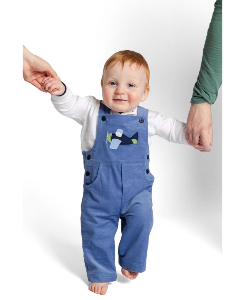 Baby Boy 6M-24M Corduroy Longall with Airplane Jumpsuit