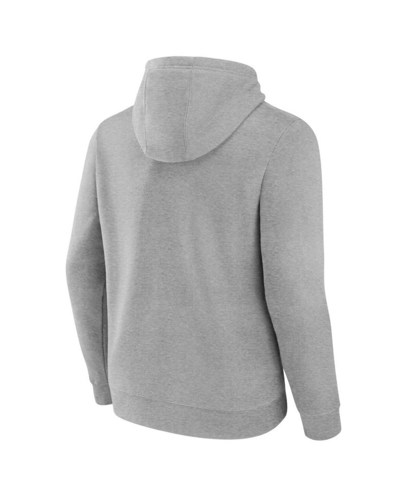 Men's Gray Oklahoma Sooners Primary Logo Pullover Hoodie