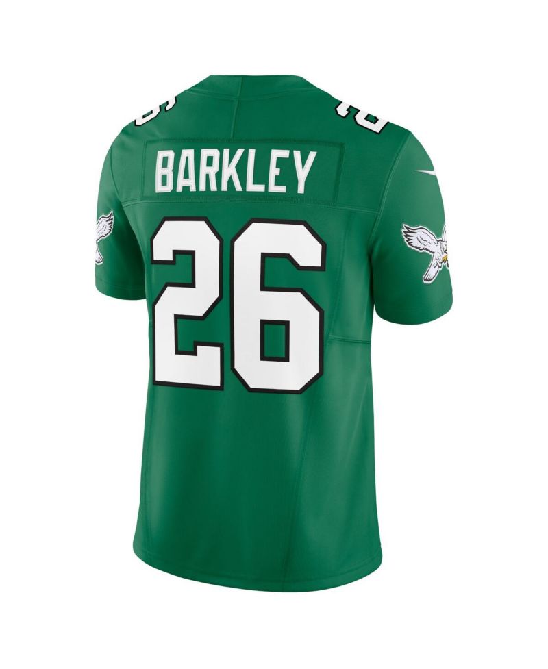 Men's Saquon Barkley Kelly Green Philadelphia Eagles Alternate Vapor F.U.S.E. Limited Jersey