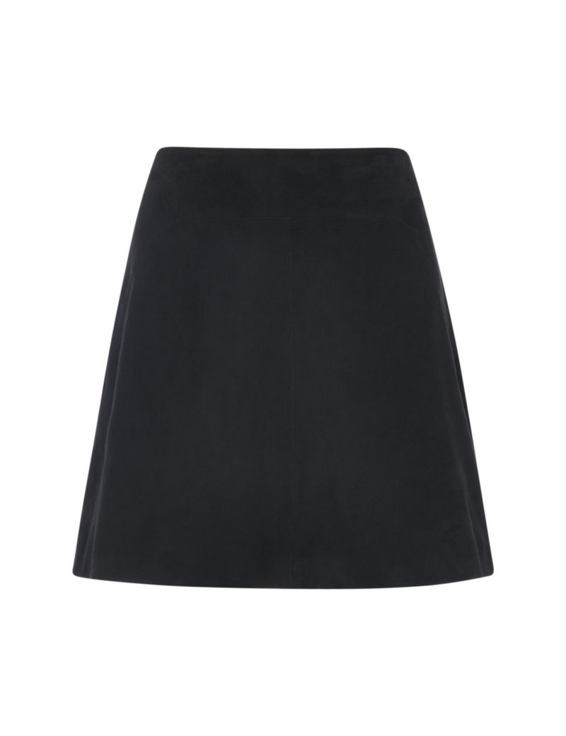Women's Suede A Line Skirt