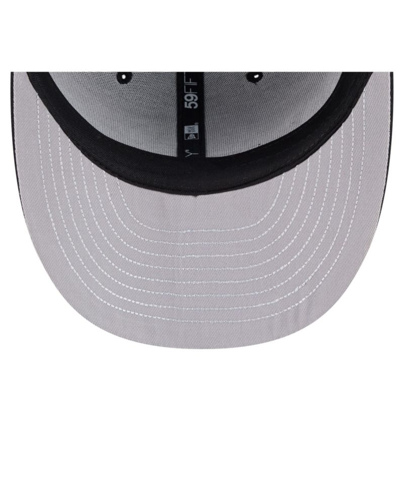 Men's Black Colorado Avalanche Freedom Pre-Curved 59FIFTY Fitted Hat