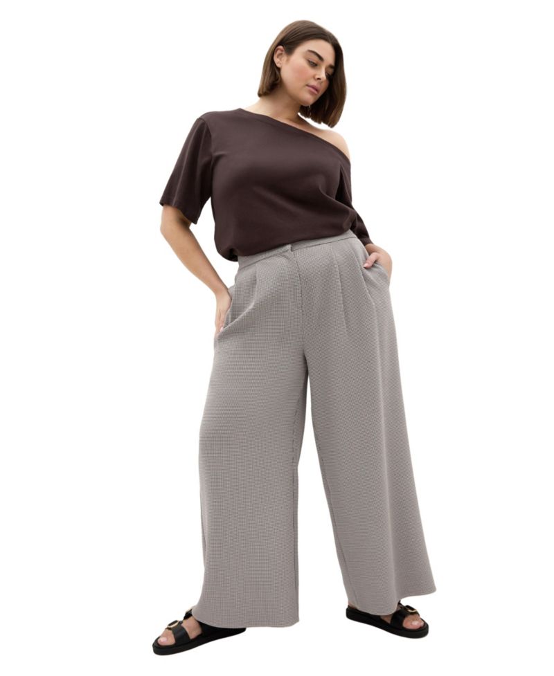 Plus Size Hailey Check Pant