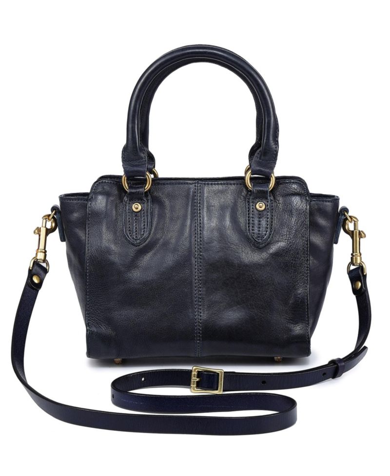 Pansy Small Leather Satchel Bag