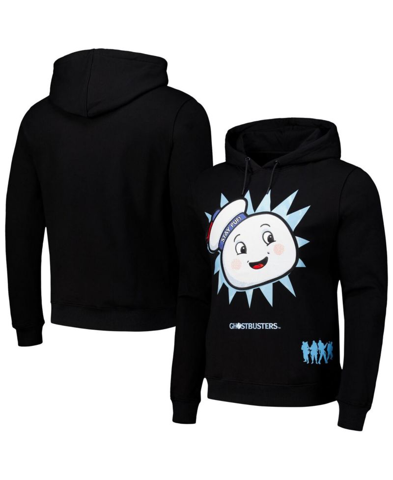 Men's and Women's Black Ghostbusters Stay Puft Pullover Hoodie