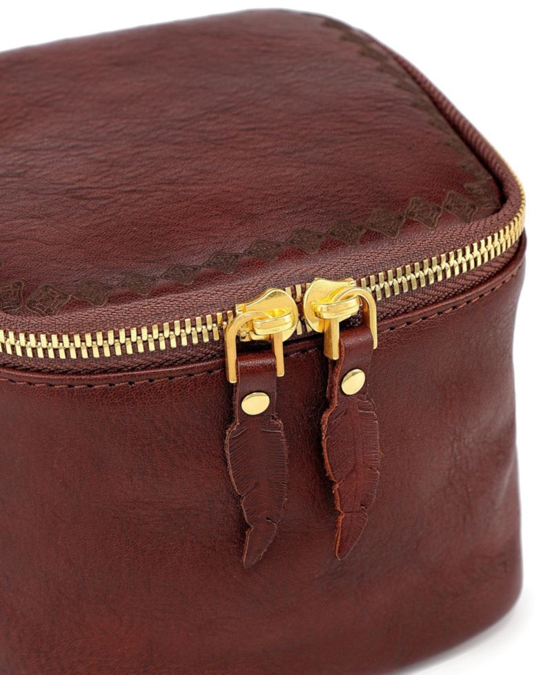 Celosia Cube Leather Jewelry Case
