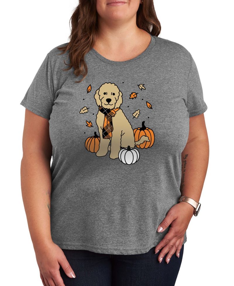 Plus Size Goldendoodle Women's Short Sleeve Graphic T-shirts