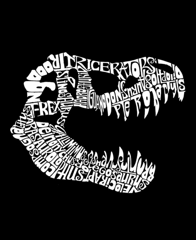 Plus Size T-REX Word Art T-Shirt