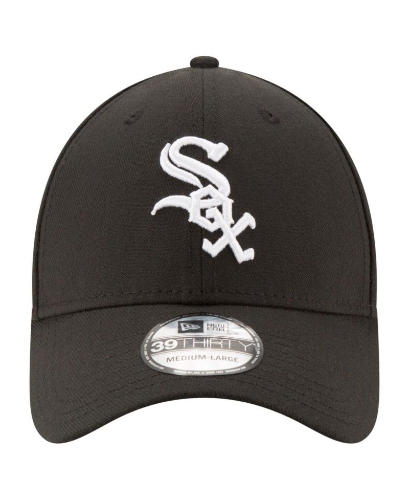 Men's Black Chicago White Sox 125th Anniversary 39THIRTY Flex Hat