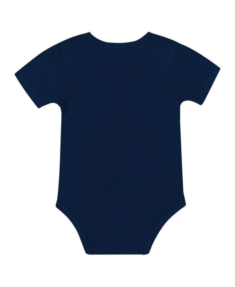 Baby Boys and Girls 3-Piece Penn State Nittany Lions Dynamic Duo Bodysuit, Bib and Cuffed Knit Hat Set