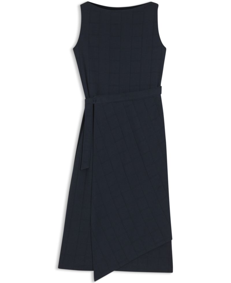 BOSS by Women's Slim-Fit Checked Jersey Dress