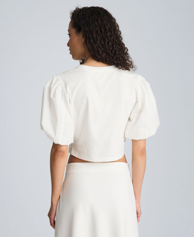 Women's Puff-Sleeve Wrap Tee