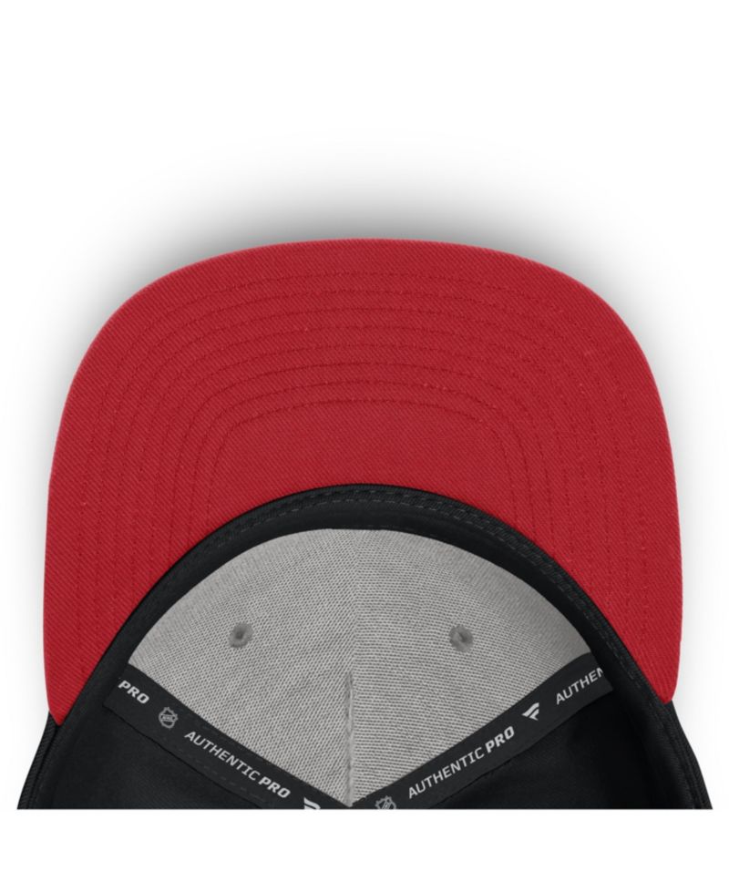 Men's Black Chicago Blackhawks On Stage Podium A-Frame Adjustable Hat
