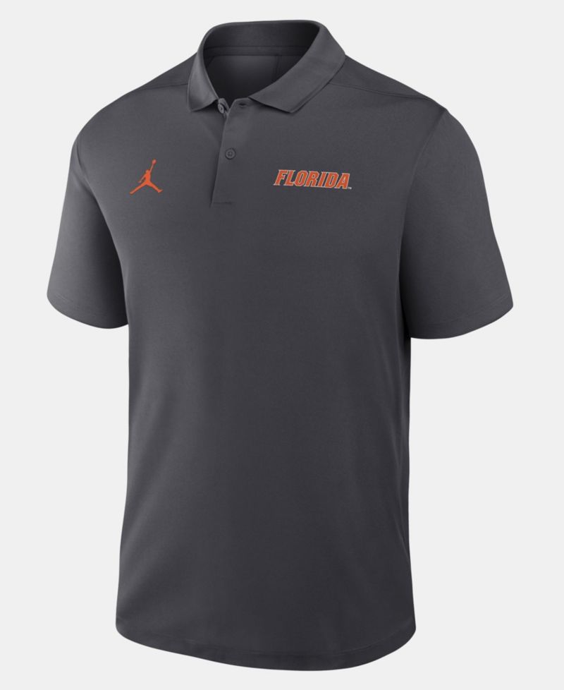 Men's Anthracite Florida Gators Dri-FIT Victory Polo Shirt