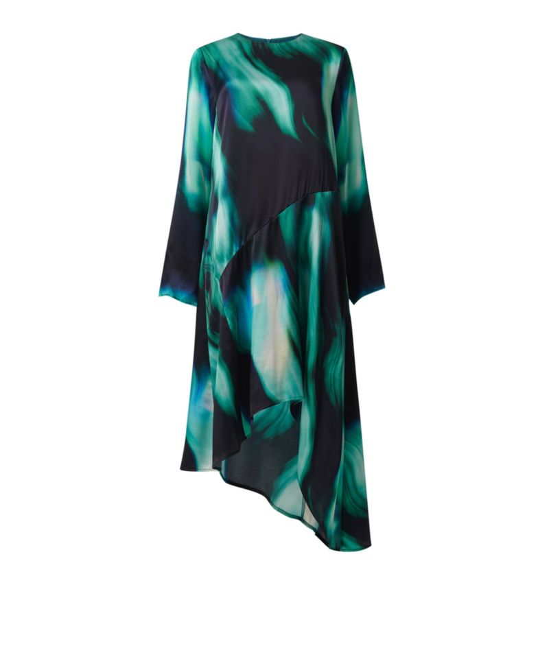 Women's Printed Paneled Dress