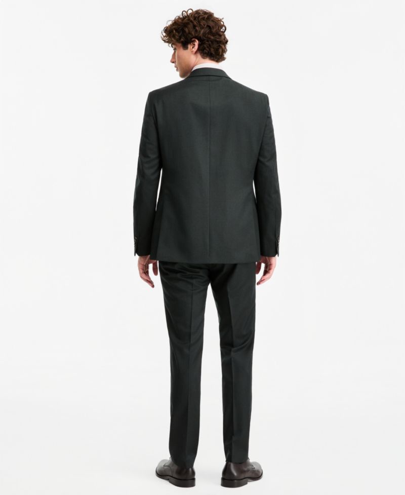 Men's Modern-Fit Flannel Suit Pants