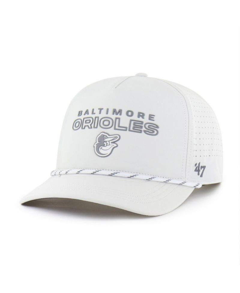 47 Brand Men's White Baltimore Orioles Forward Vault Hitch Adjustable Hat