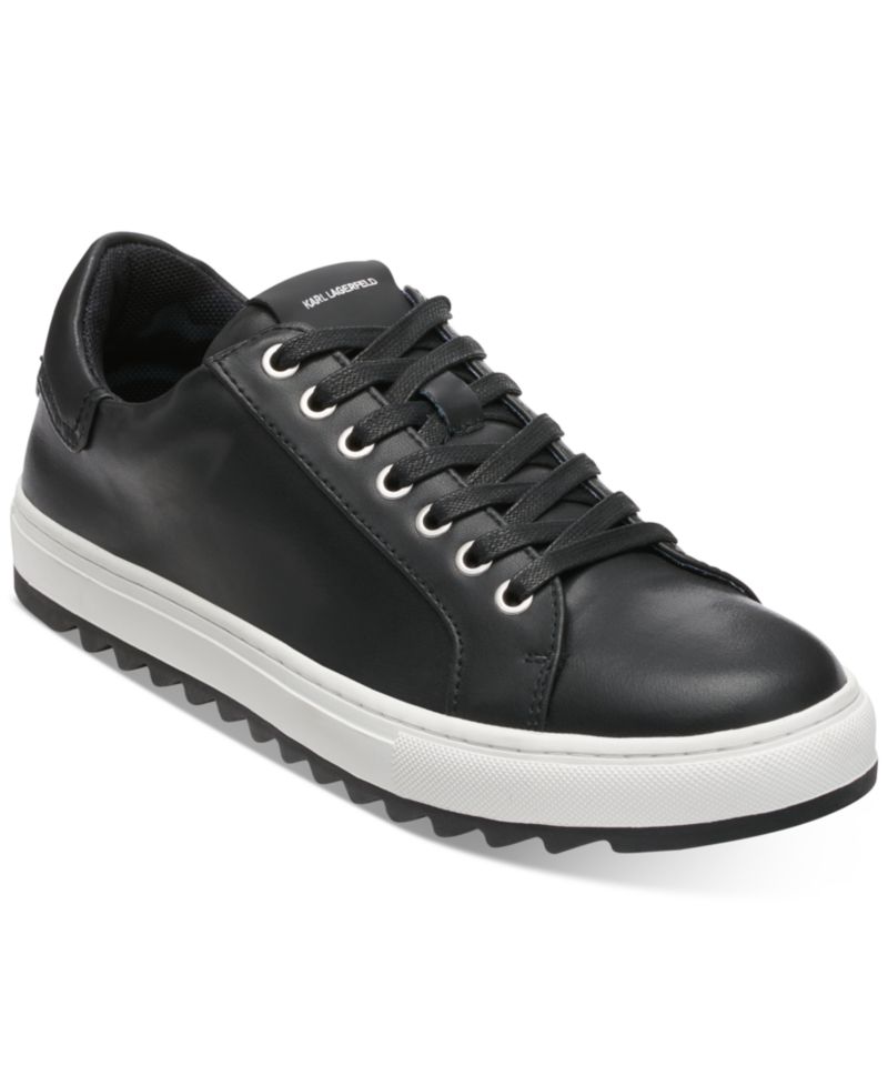 Karl Lagerfeld Men's Smooth Leather Sneakers