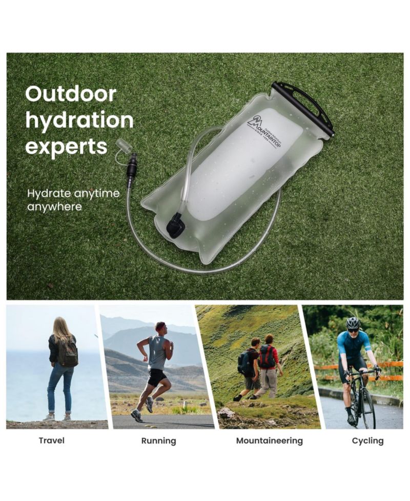 40 Liter Hiking Backpack with 3 Liter Hydration Bladder for Women Men Outdoor Travel Camping Day Pack with Rain Cover