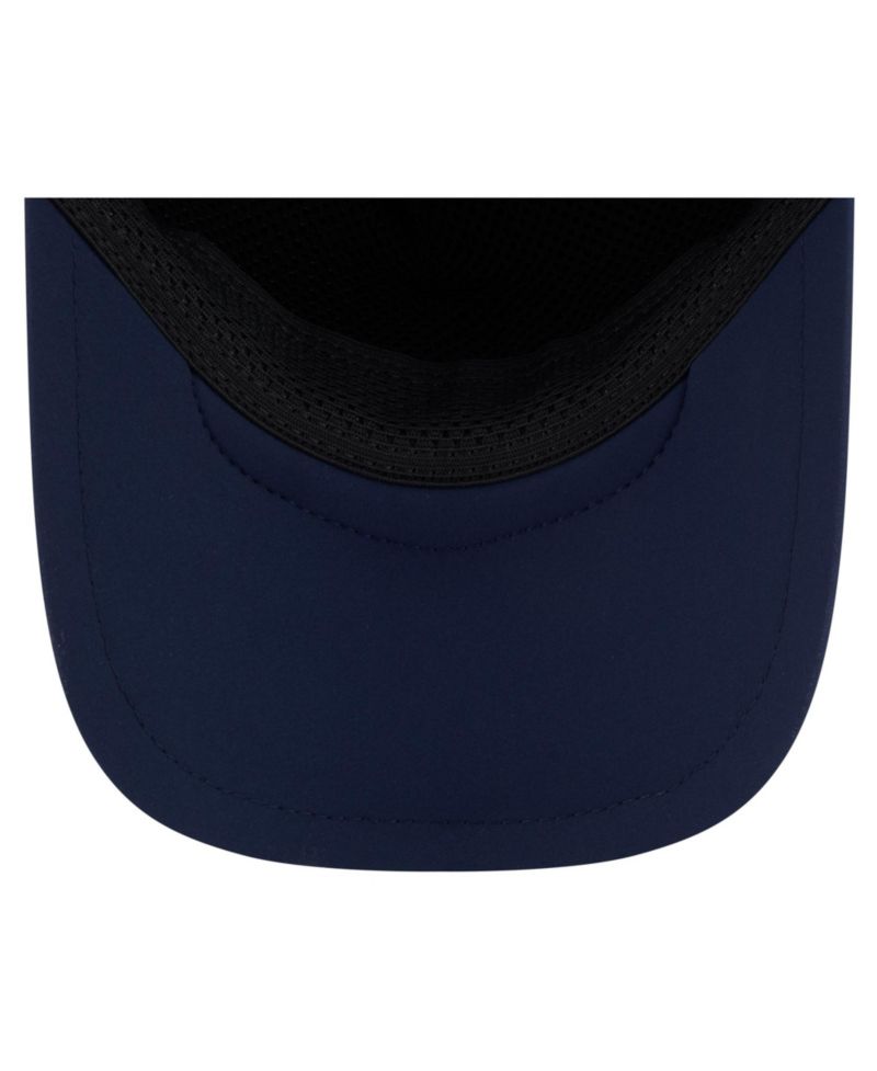 Men's Navy New England Patriots 2026 Sideline Apex 9FORTY Adjustable Trucker Hat