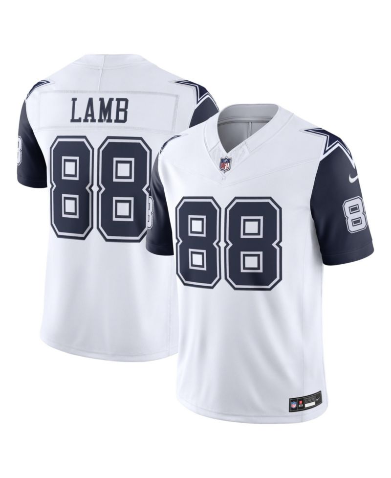 Men's CeeDee Lamb White Dallas Cowboys Alternate Vapor F.U.S.E. Stitched Limited Jersey