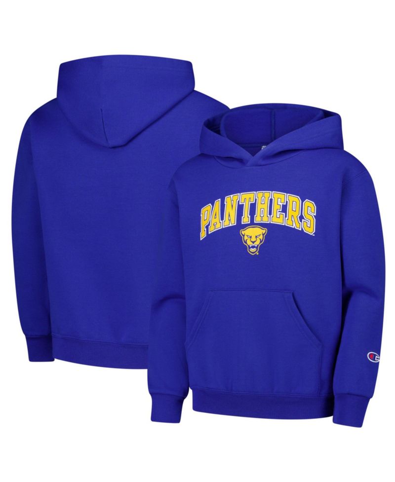 Big Boys and Girls Royal Pitt Panthers Campus Pullover Hoodie