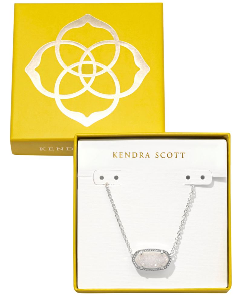 Elisa Imitation Pearl Silver-Tone Pendant Necklace