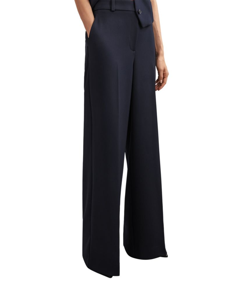 Women's Gabi High-Waisted Wide-Leg Suit Pants