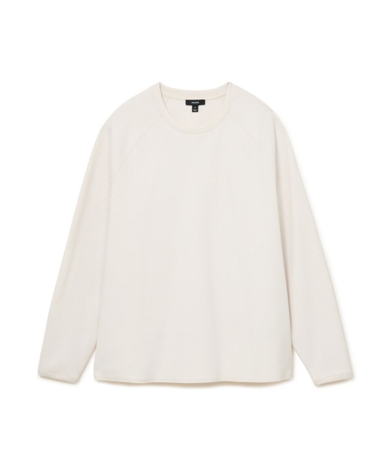 Men's Soren Waffle-Knit Raglan-Sleeve Crewneck Sweatshirt