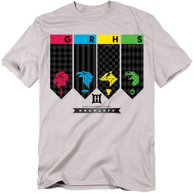 Men's Hogwarts House Banners T Shirt