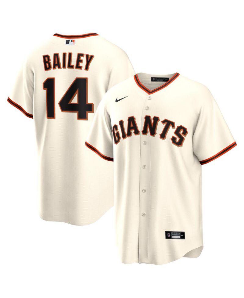 Men's Patrick Bailey Cream San Francisco Giants Home Replica Jersey