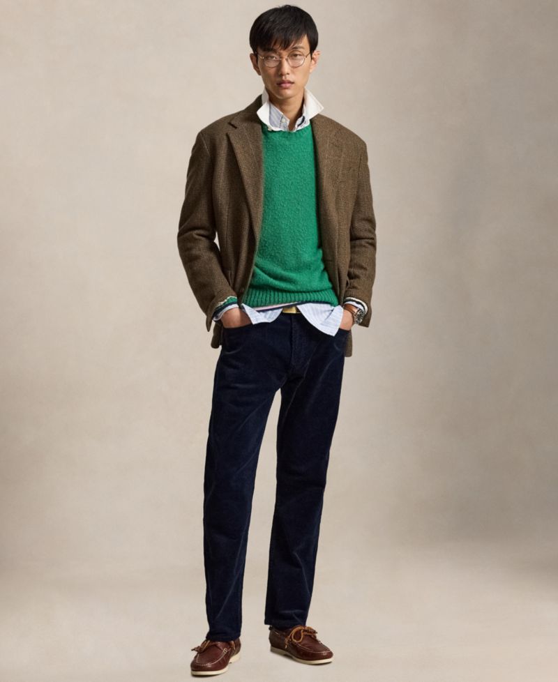 Men's Hampton Stretch Straight-Leg Corduroy Pants