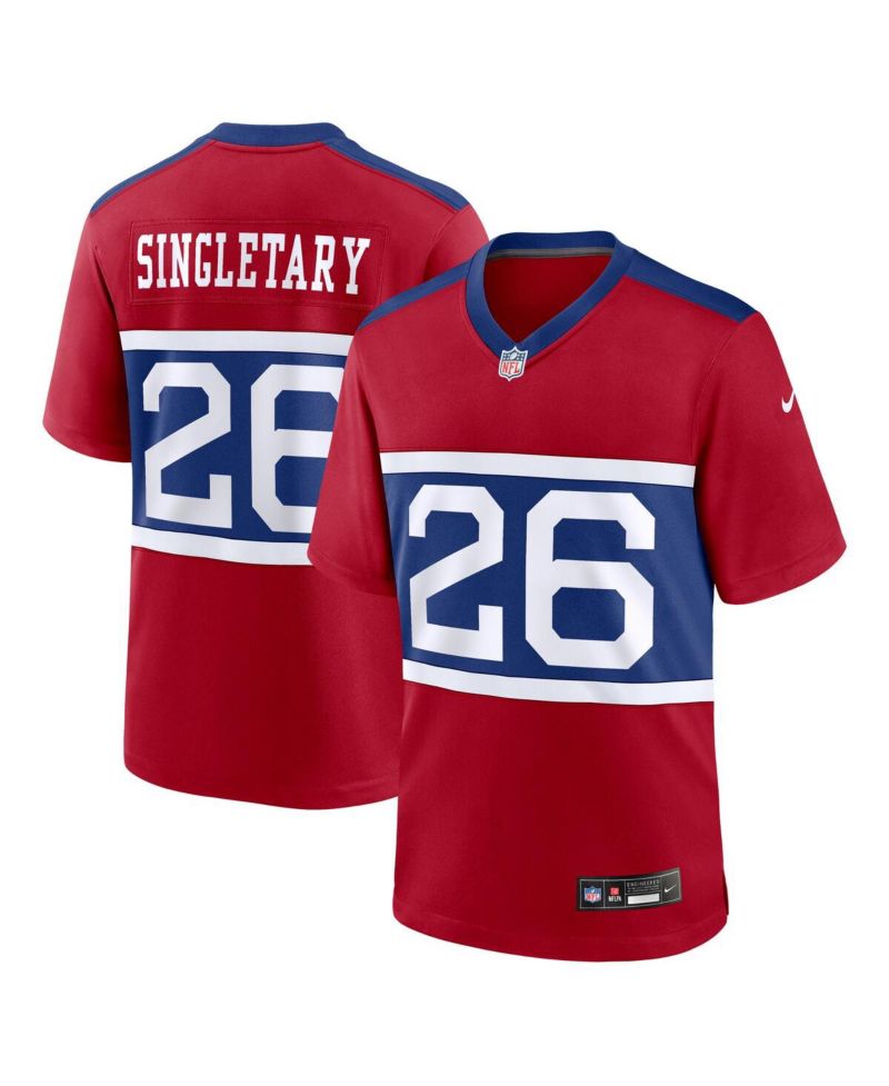 Big Boys and Girls Devin Singletary Red New York Giants Game Jersey