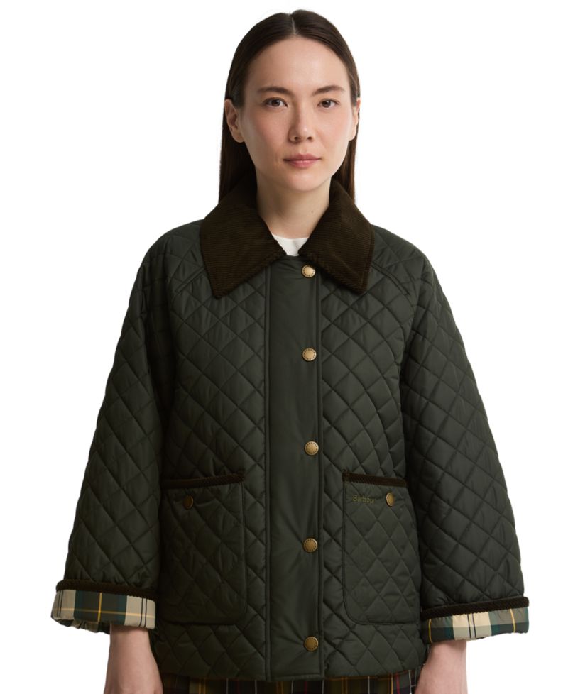 Women's Ava Quilted Short Coat, Created for Macy's