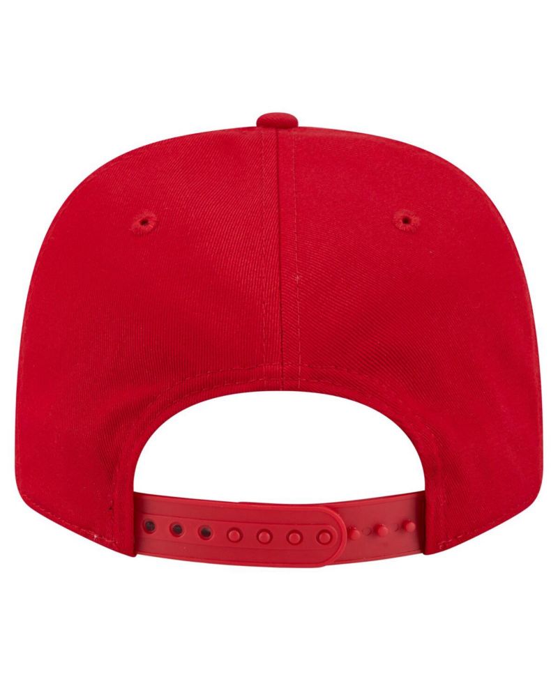 Men's Red Washington Nationals Circle Patch 9SEVENTY Stretch-Snap Hat