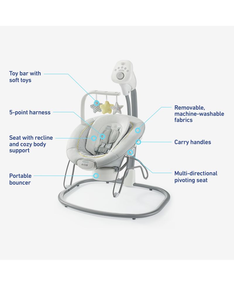 Baby Sway2Me Swing with Portable Bouncer