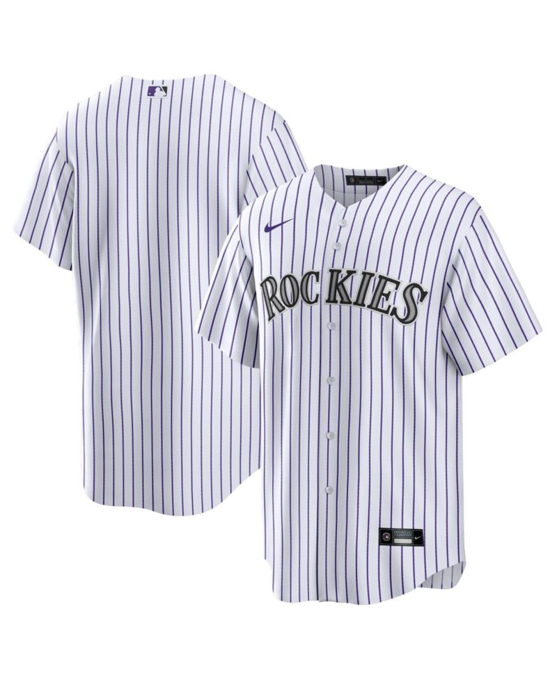 Men's Big & Tall Colorado Rockies Home Replica Relaxed Fit Jersey