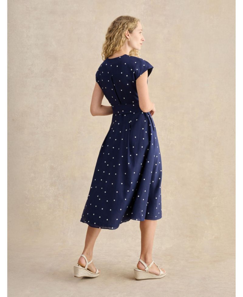 Women's Samantha Polka Dot Midi Dress